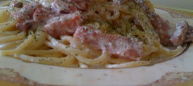 Спагетти, но не Карбонара, на скорую руку