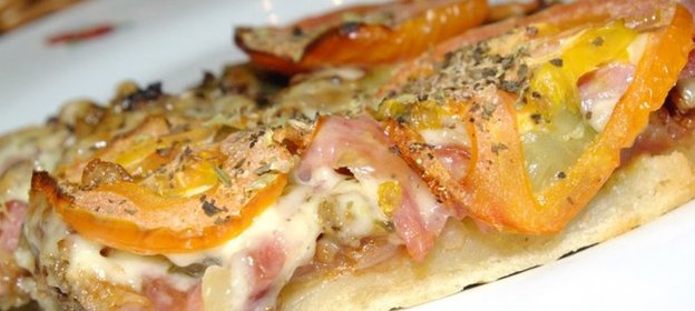 Пицца на блинной муке