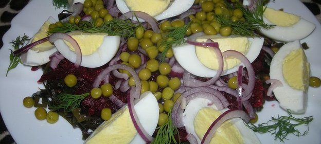 Салат из морской капусты