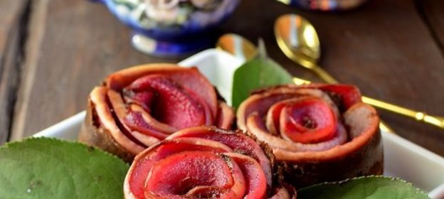 Кексы «Розы»