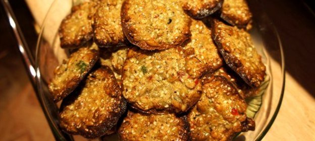 Печенье без муки с семечками и сухофруктами