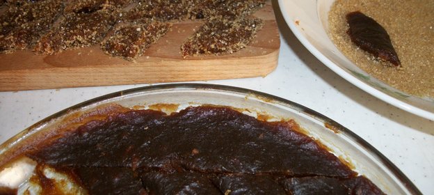 Десерт Колбаска из инжира