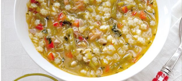 Средиземноморский суп из кролика