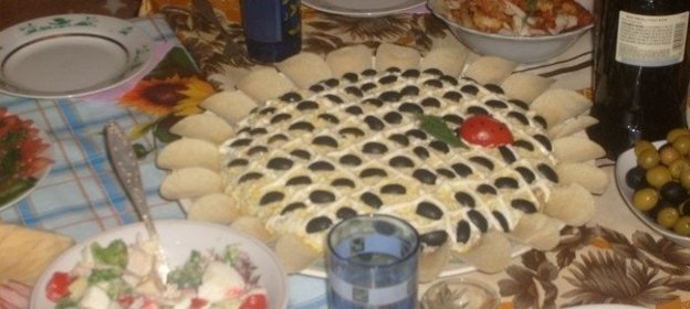 Салат «Подсолнух»