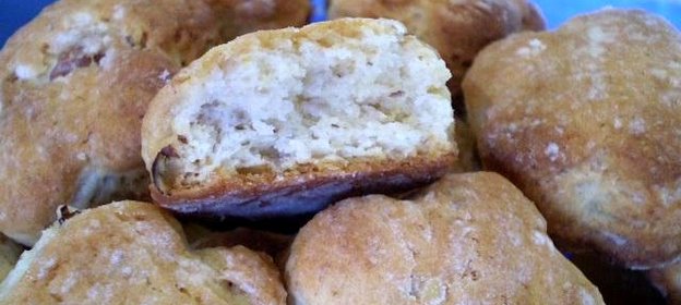 Ореховое печенье на молоке