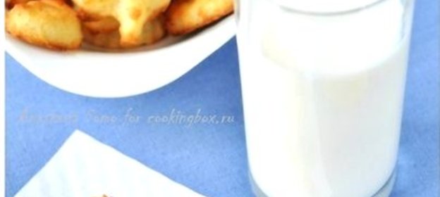 Детское творожное печенье с ванилью