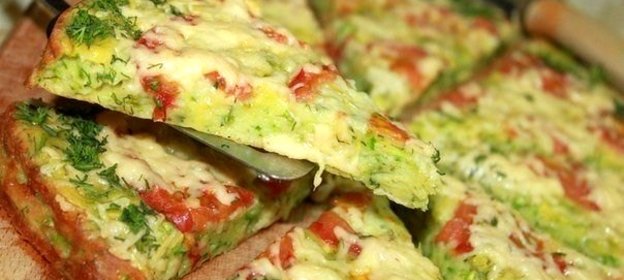 Пицца из кабачков