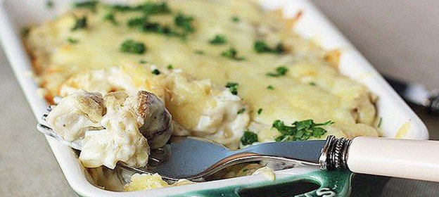 Творожная запеканка с ягодами