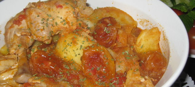 Куриный соус с алычой