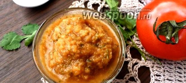 Соус из помидоров и имбиря
