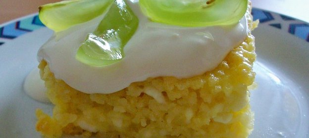 Творожная запеканка с кус-кусом