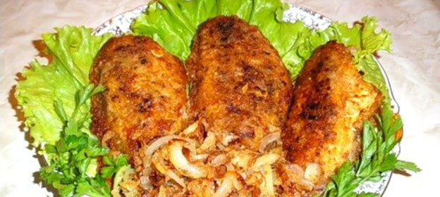 Жареный морской окунь