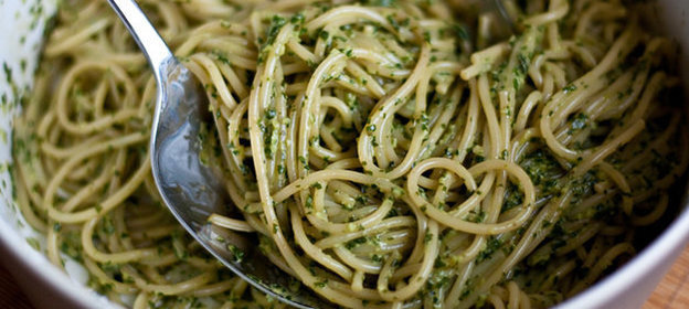 Паста с лимоном и яйцом