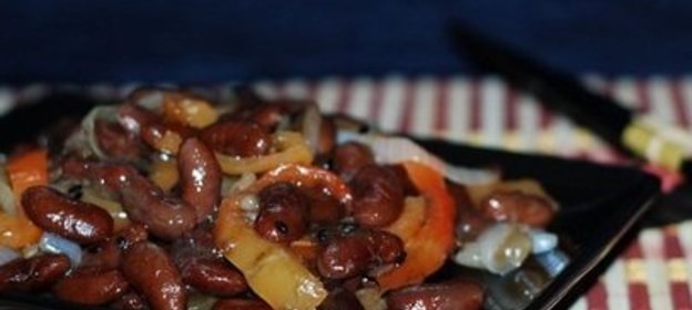 Глянцевая фасоль Терияки