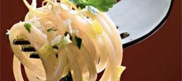 Лимонные спагетти