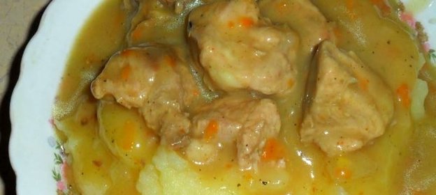 Говядина с подливкой в мультиварке