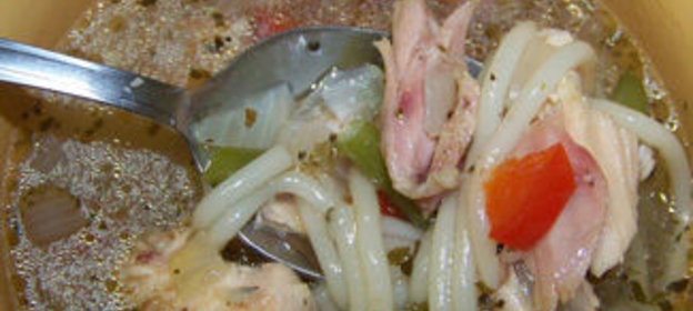 Средиземноморский суп из кролика