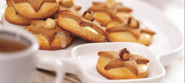 Двухцветное песочное печенье