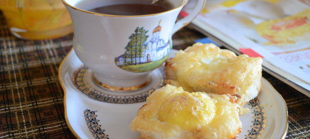 Глазунья в хлебе