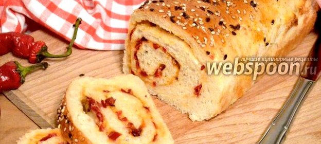 Хлеб с острым перцем и сыром