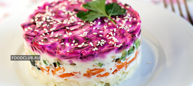 Шуба без селедки — постная версия салата