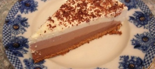 Торт сырно-шоколадный 3 в 1