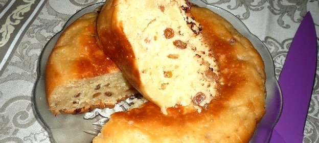 Кекс на ряженке в мультиварке