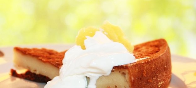 Творожная запеканка с бананом