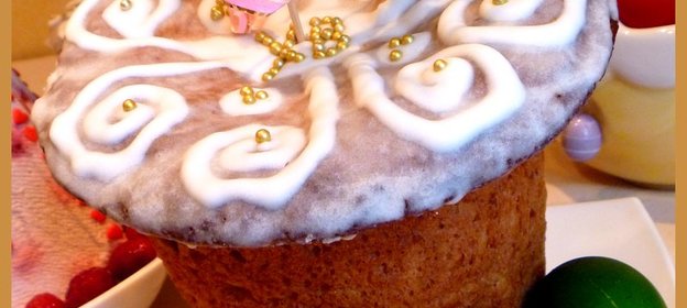 КЕКС Пасхальный,миндально-шафрановый