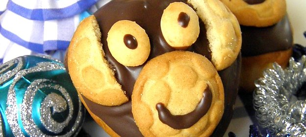 Кексы в виде обезьяны