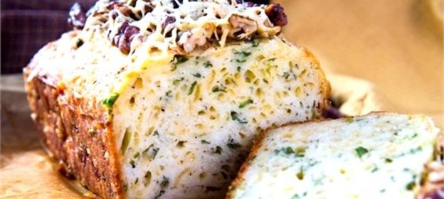 Кекс с сыром и зеленью