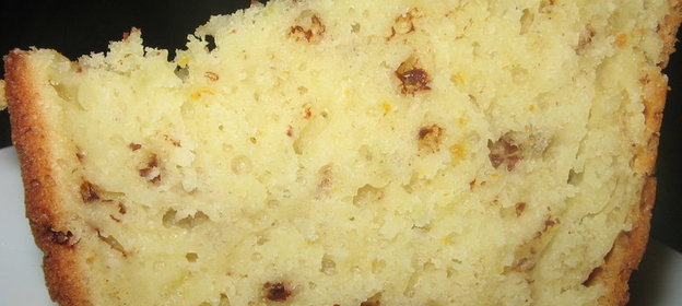 Кекс с шоколадом и цедрой апельсина