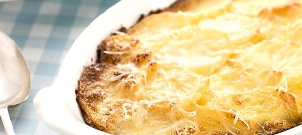 Картофельная запеканка с сыром