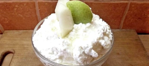 Творожно-грушевый десерт