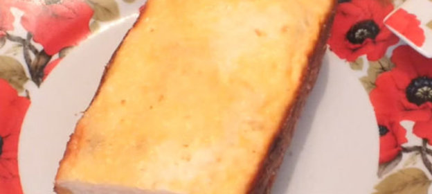 Запеканка с творогом, рисом и кокосовой стружкой