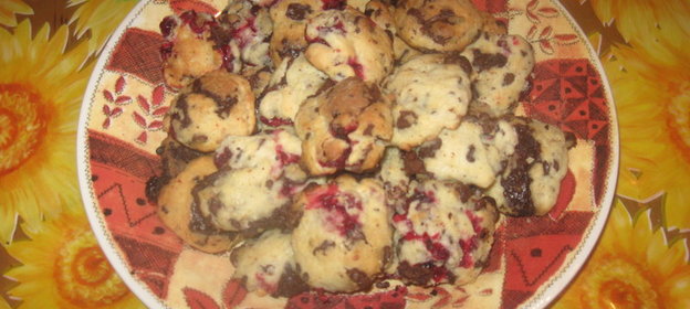 Печенье с клюквой