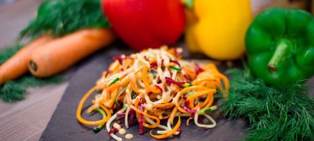 Спагетти из овощей