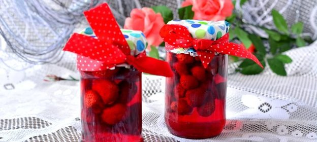 Клубника в сахарном сиропе