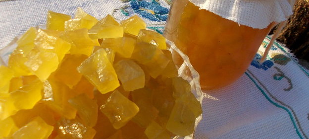 Арбузные цукаты в сиропе