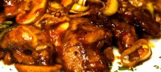 Грибной соус с горчицей