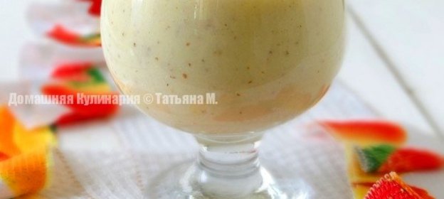 Шоколадный смузи с манго и миндалем