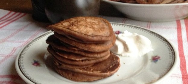 Шоколадные оладьи