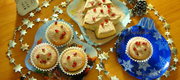 Кексы овсяные с вяленой клюквой и земляникой