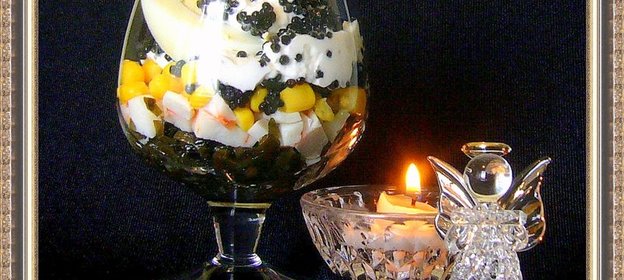 Салат с морской капустой