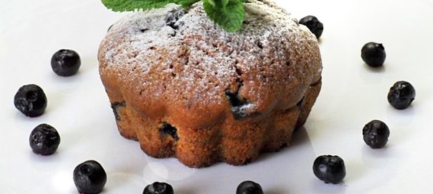 КЕКСЫ С ЧЕРНИКОЙ