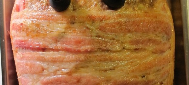 Мясной хлебец для Хеллоуина Египтянин