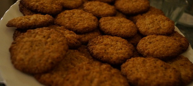 Хрустящее овсяное печенье