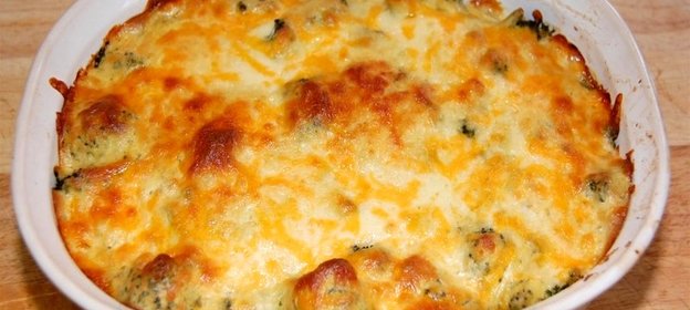 Запеканка с брокколи