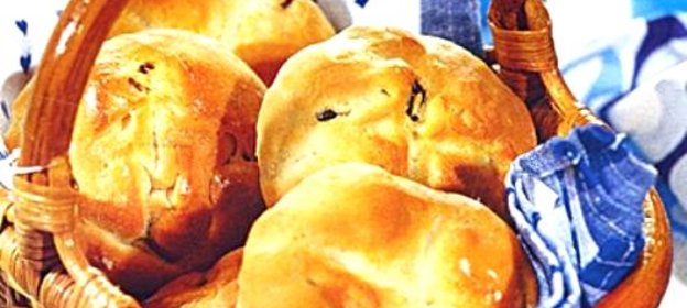 Булочки из песочного теста с яблоками