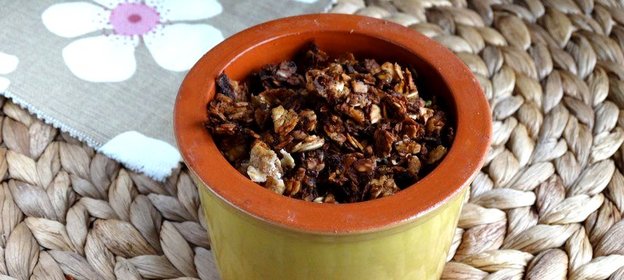 Банановая гранола с корицей